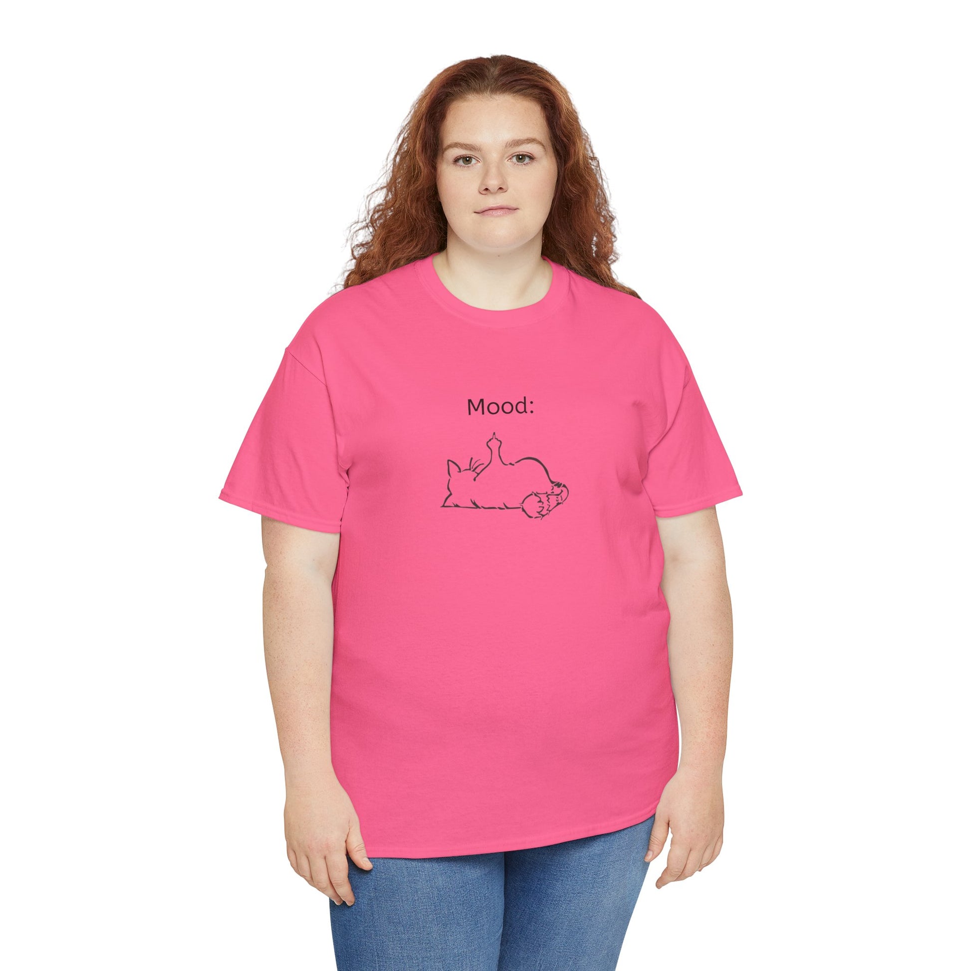 Cat Middle Finger Shirt – Funny & Sassy Cat Lover Tee